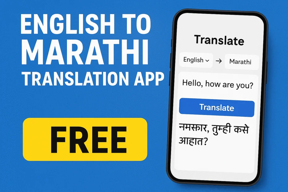 english to marathi translation app